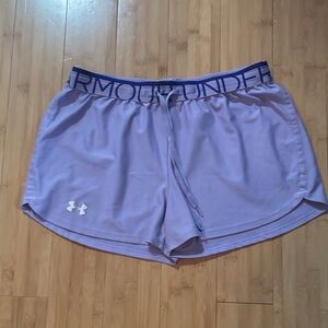 Under Armour Women's Lavender Athletic Shorts